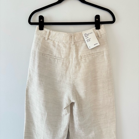 Aritzia NWT The Effortless Pant CruiseLinen Trouser Tailored Relaxed High-Rise - Picture 6 of 8
